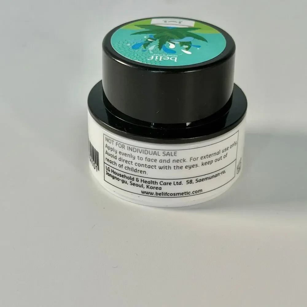 Belif The True Cream Aqua Bomb Aloe Vera Moisturizer Travel .33 fl oz 10ml New